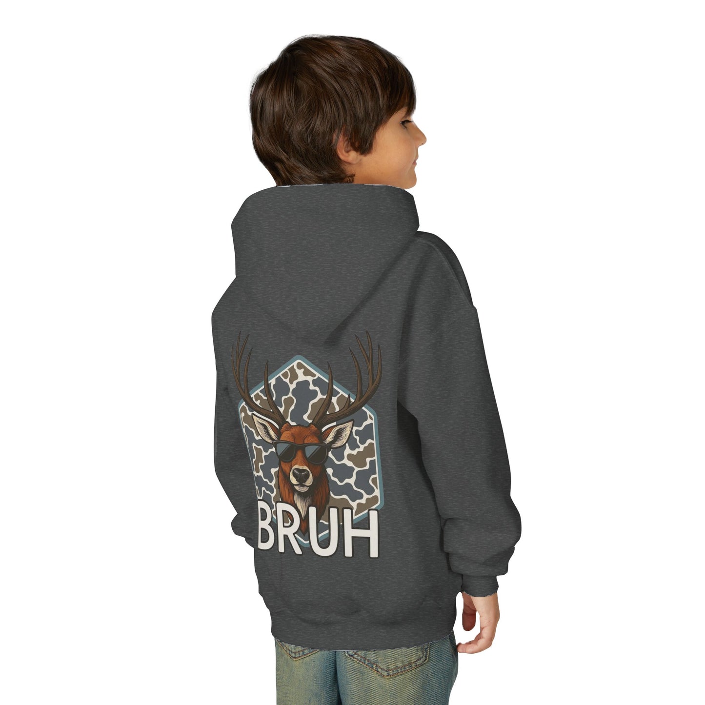 Bruh Buck Boys Hoodie