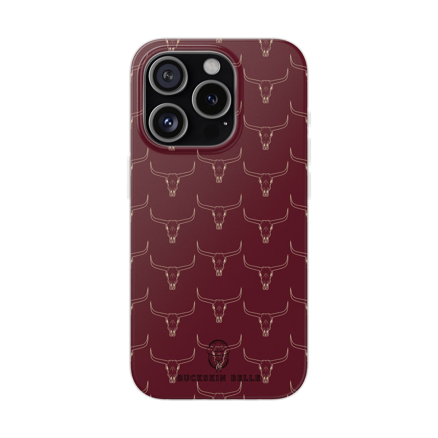 Maroon Longhorn Flexi Phone Cases