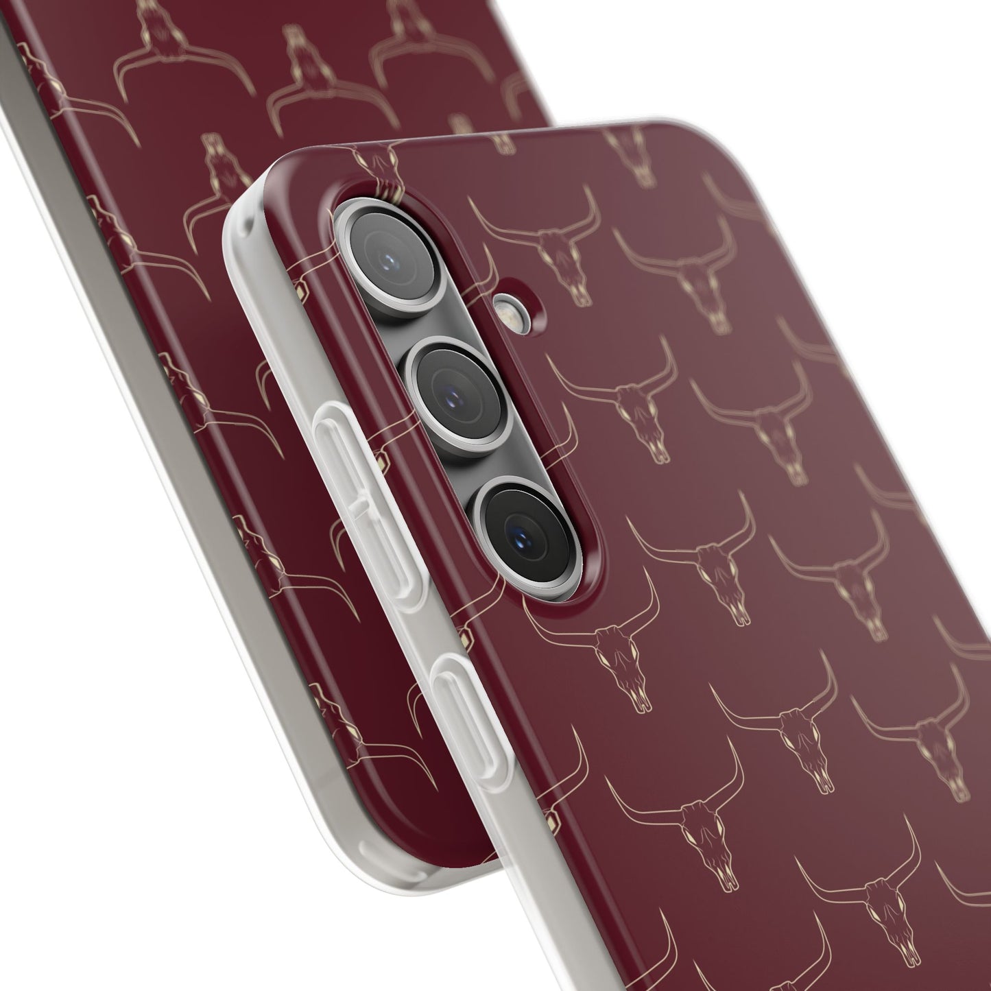 Maroon Longhorn Flexi Phone Cases