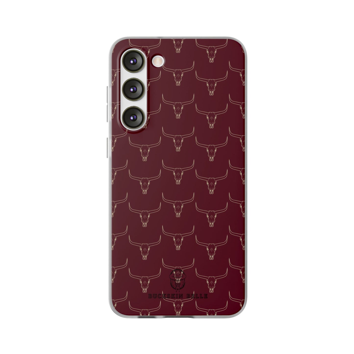 Maroon Longhorn Flexi Phone Cases