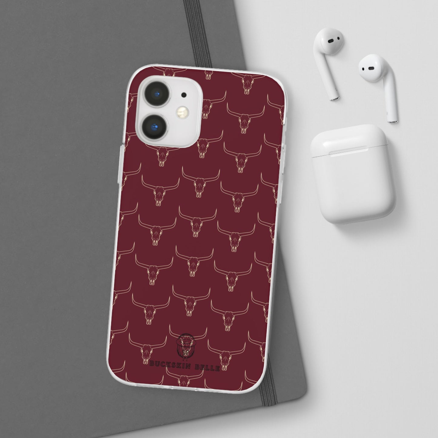 Maroon Longhorn Flexi Phone Cases