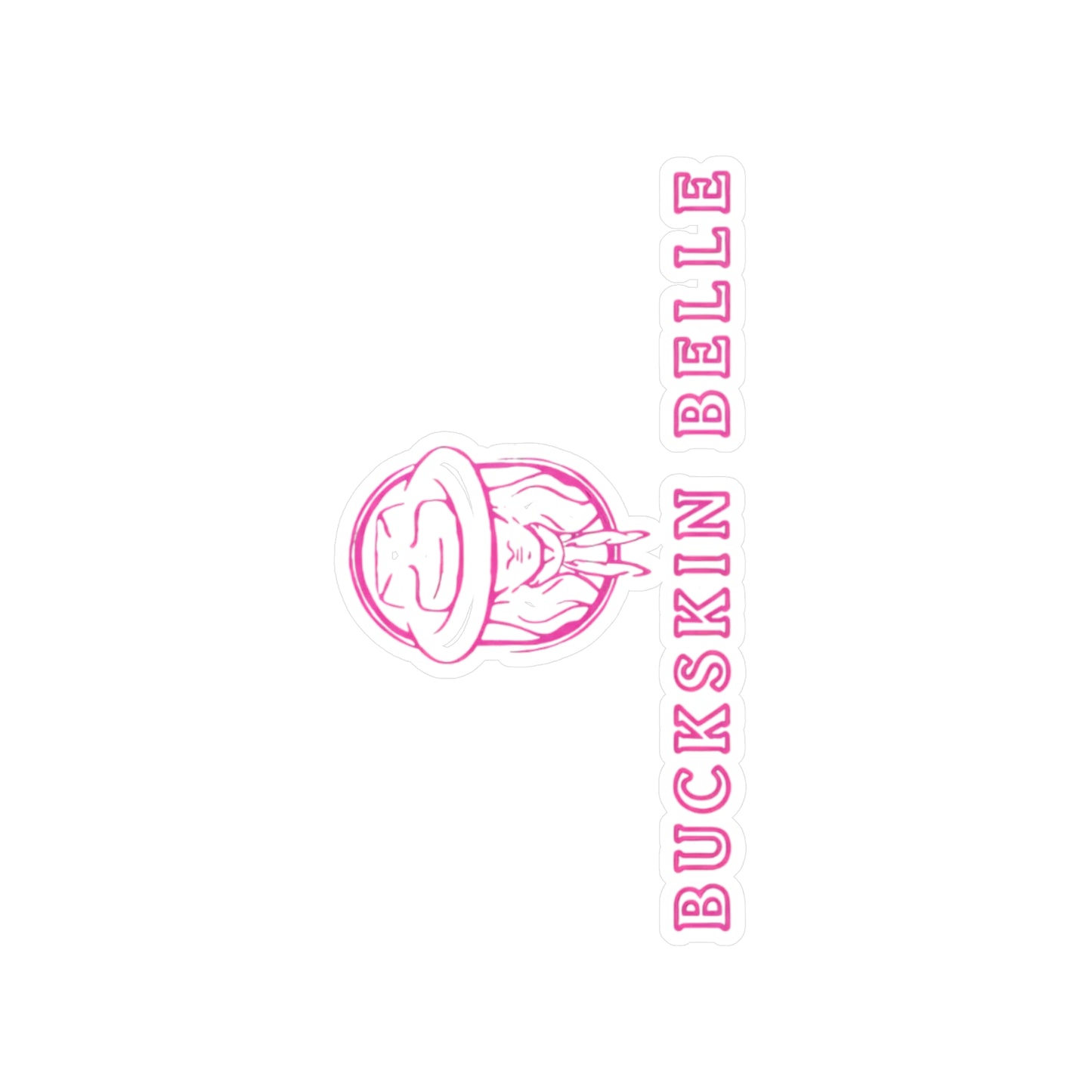 Pink Logo Kiss-Cut Vinyl Decals