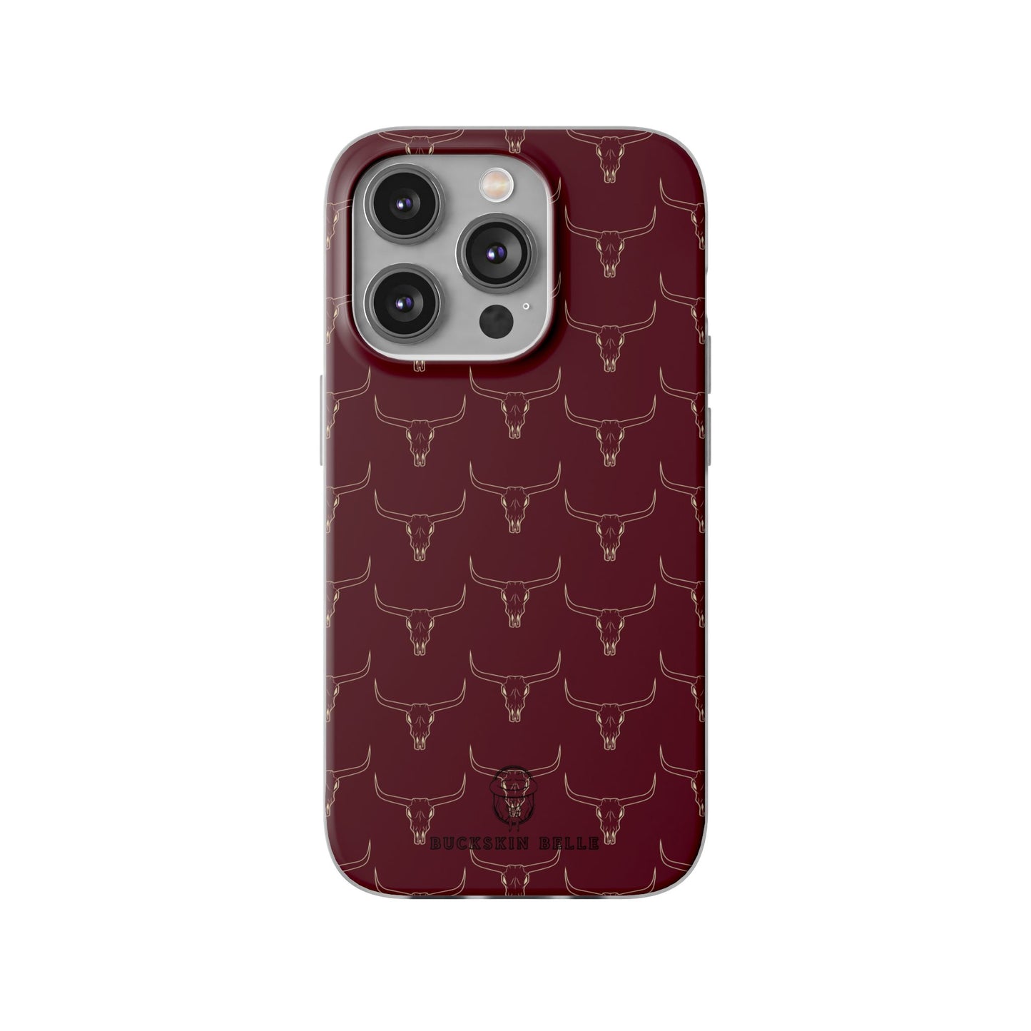 Maroon Longhorn Flexi Phone Cases