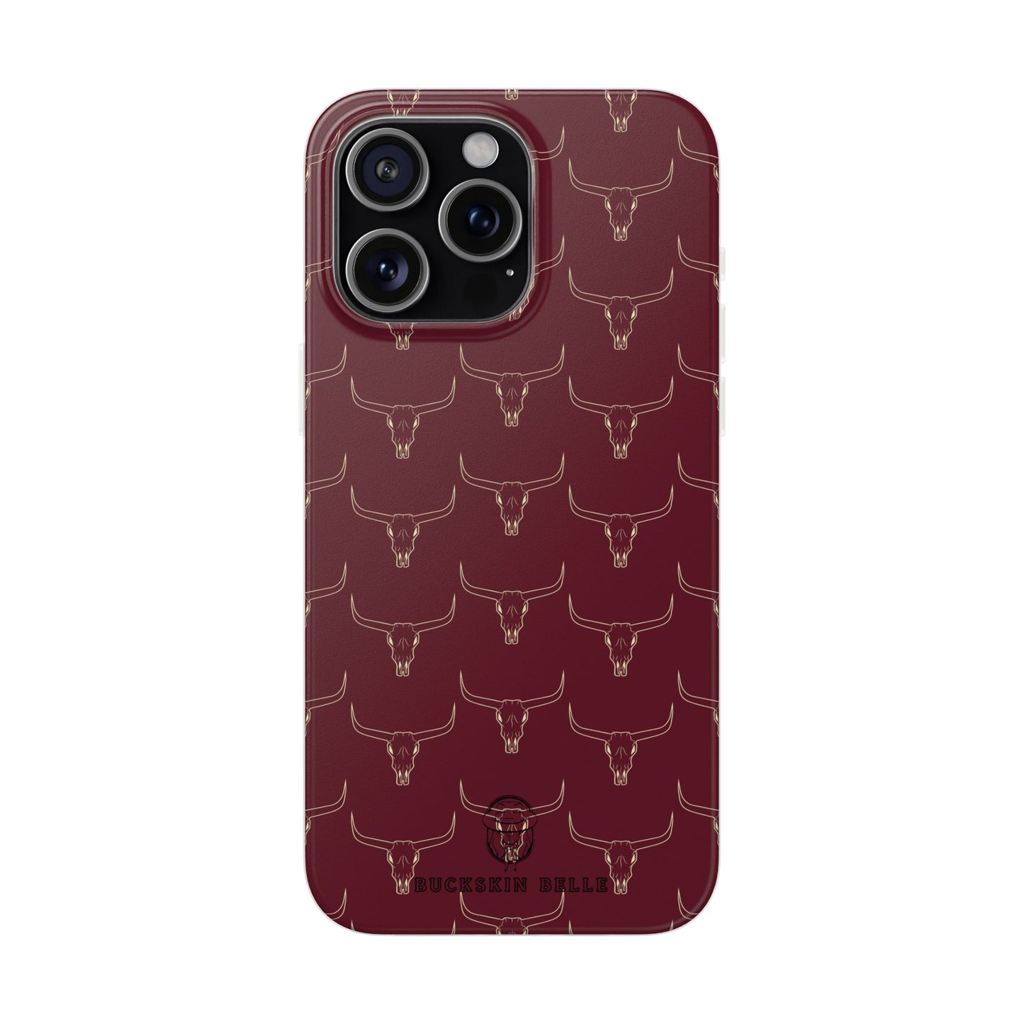Maroon Longhorn Flexi Phone Cases