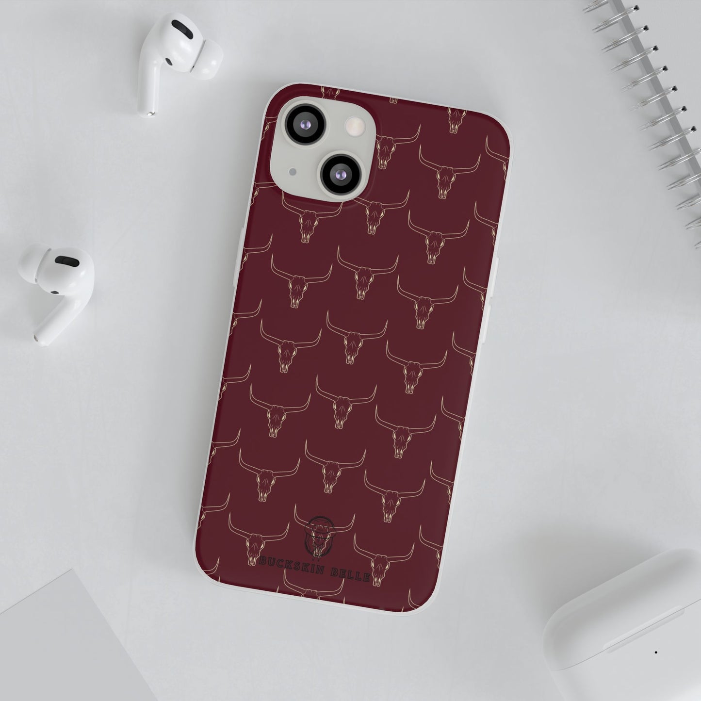 Maroon Longhorn Flexi Phone Cases