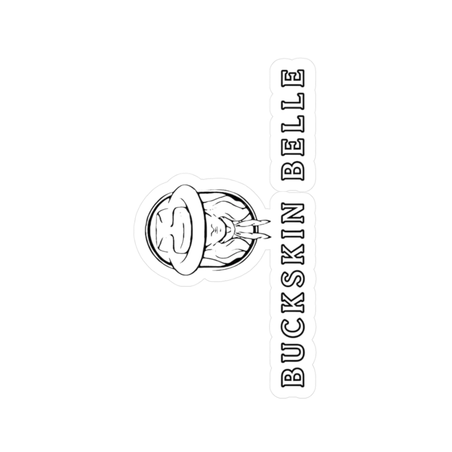 Black Logo Kiss-Cut Vinyl Decals