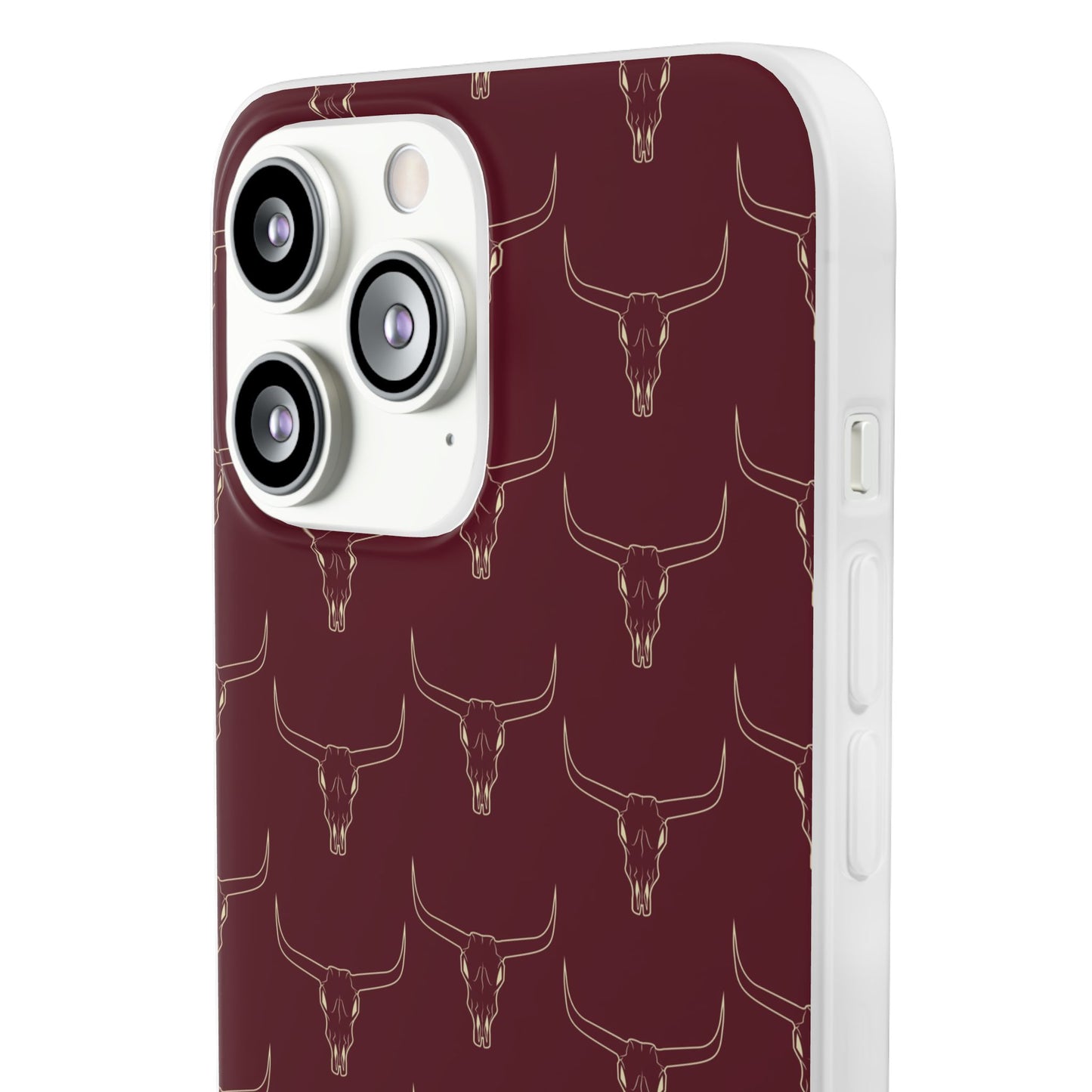 Maroon Longhorn Flexi Phone Cases