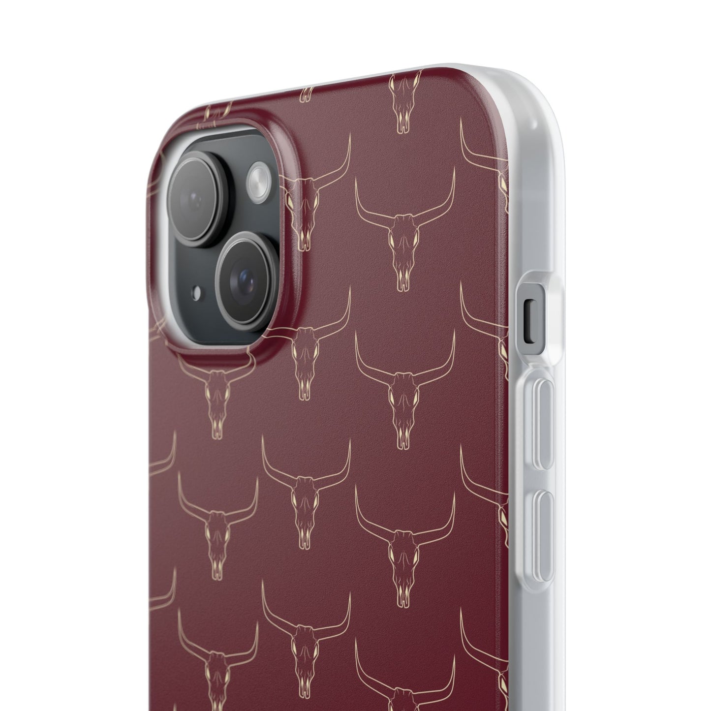 Maroon Longhorn Flexi Phone Cases