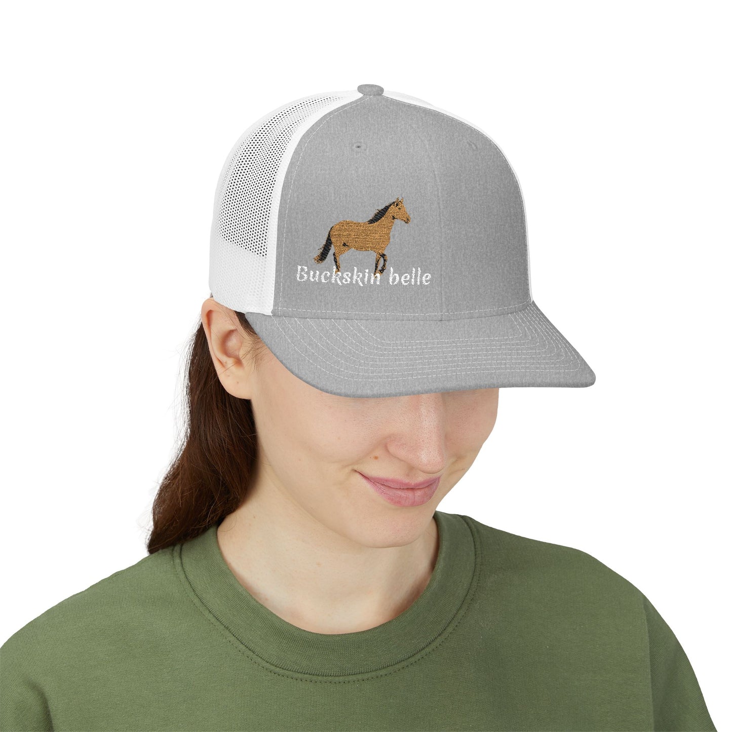 Buckskin Belle and horse Hat