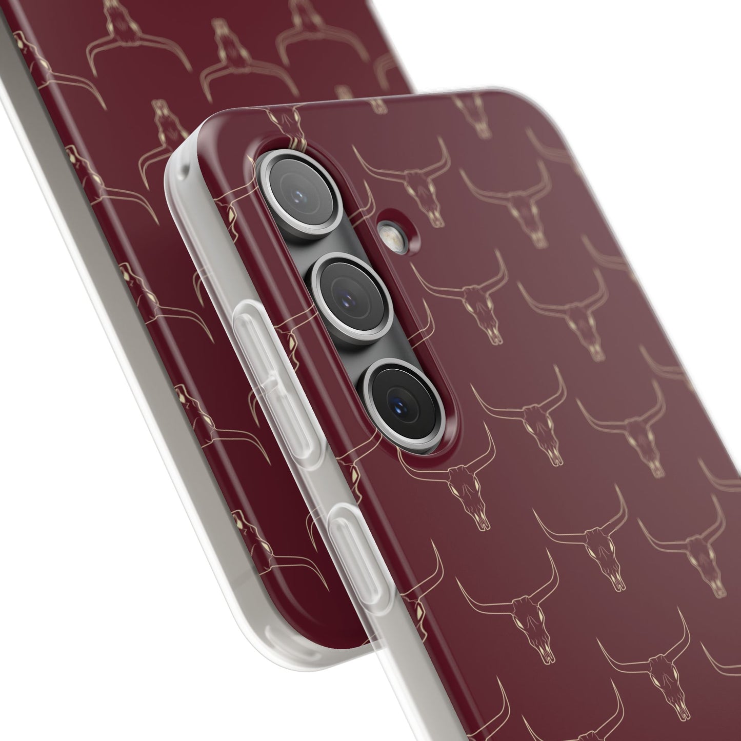 Maroon Longhorn Flexi Phone Cases